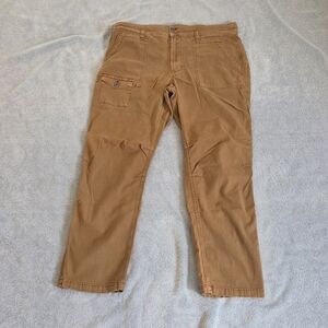 Anthropologie Pants Women's 36x27 (Tag 32) Beige Tan The Wanderer Cargo Pockets